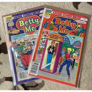 Vintage 80s Betty and Me Comic Lot 1980s Archie Comics Betty Cooper Riverdale